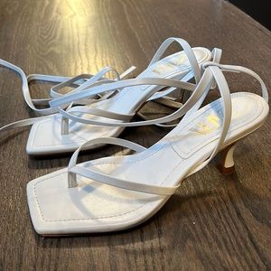 Zara lace up heels